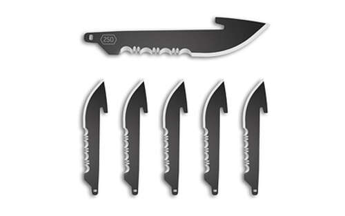 Knives Outdoor Edge Razor EDC Blades OD EDGE DROP-PT 2.5" SRTD BLADE 6PK • Model: Razor EDC Blades